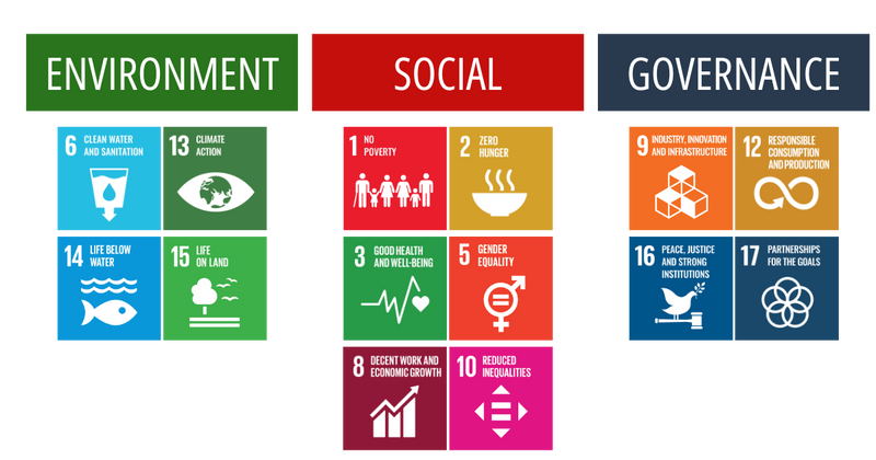 MADE FREE SDG and ESG List