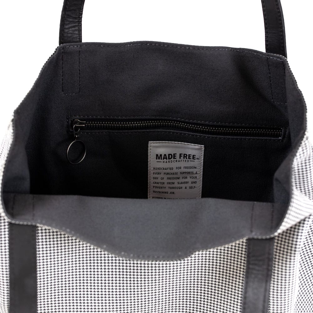 Classic Day Houndstooth Tote Tote
