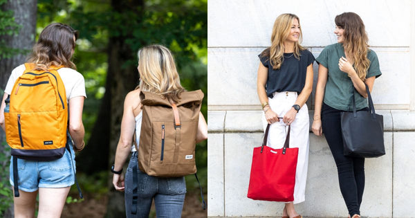 backpack vs tote bag for travel Rangeland Unisex Laptop Convertible Lightweight Nylon Water-Resistant Everyday Shoulder Tote Backpack with Water Bottle Pocket Work Travel, Khaki : Electronics Slip in your iPad Tote vs. Crossbody vs. Backpack: