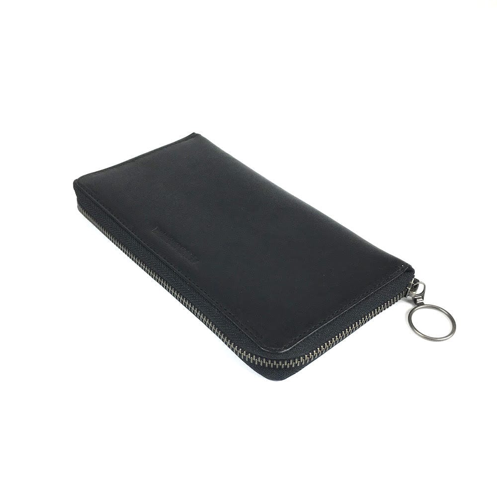 Human Made Leather Zip Wallet Black 新品 Zip Wallet Black – MADE FREE®