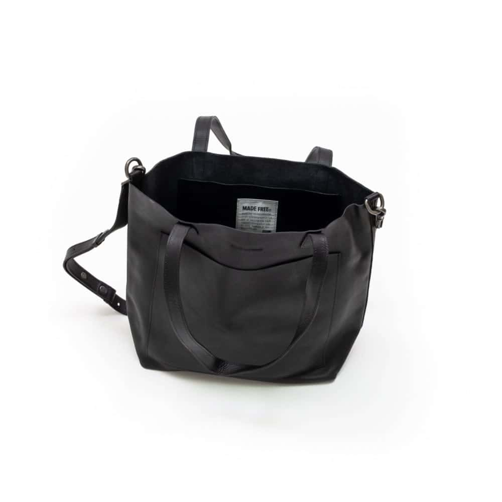 Day Tote Leather Medium Black