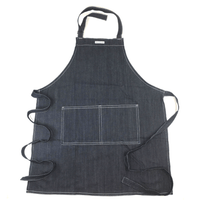 Navy Blue Aprons with Pockets Apron