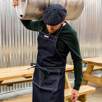 Navy Blue Aprons with Pockets Apron