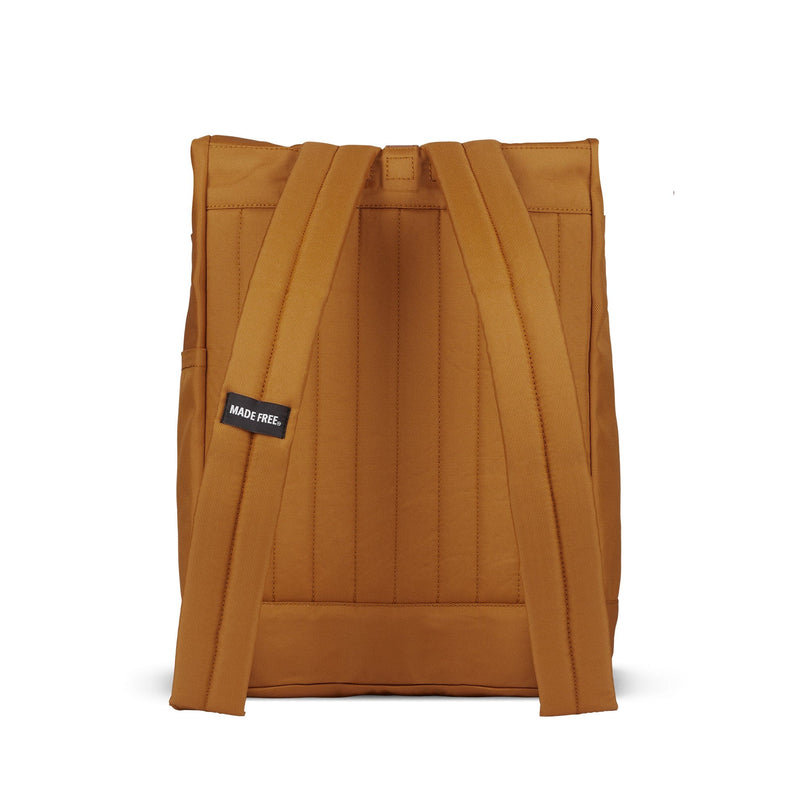 Roll Pack Backpack in Burnt Orange, 100% Recycled Poly – MADE FREE®