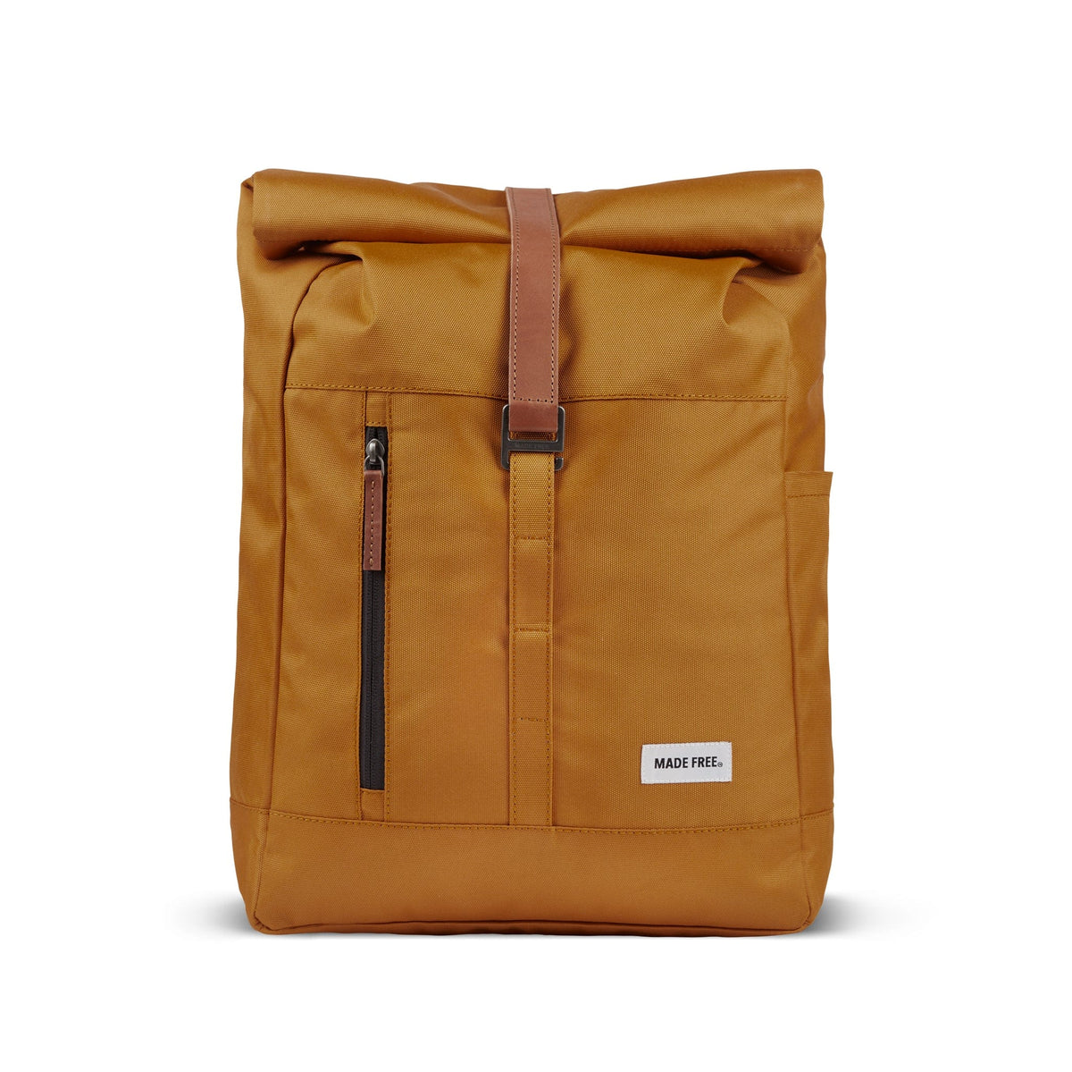 Roll Pack Backpack in Burnt Orange, 100% Recycled Poly Backpack