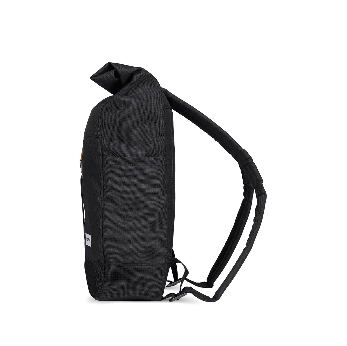 Roll Pack Backpack in Charcoal Black, 100% Recycled Poly Backpack