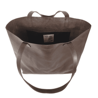 Versatile Brown Leather Tote Tote