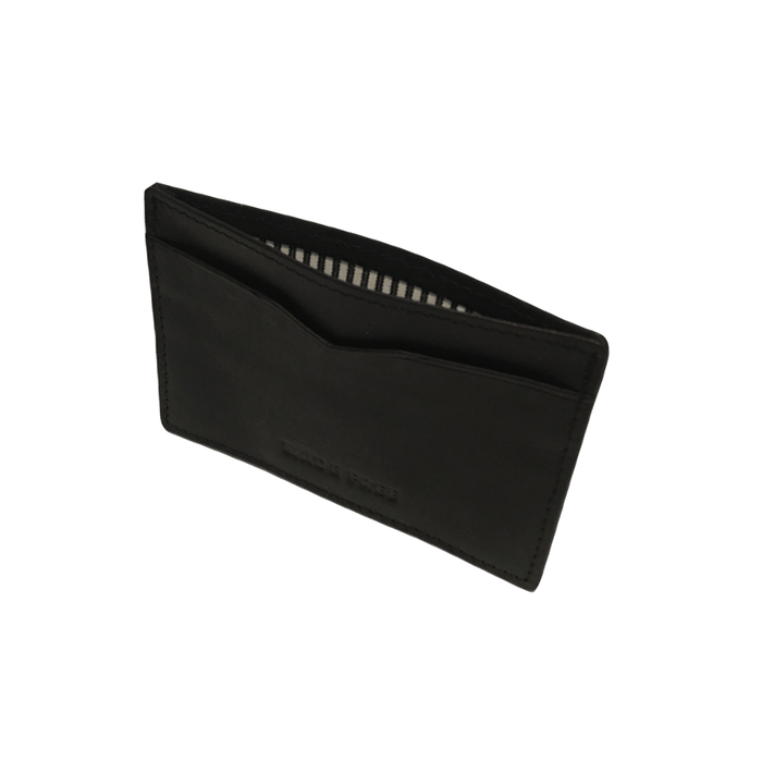 Handcrafted from eco-friendly leather card wallet that helps end human trafficking.