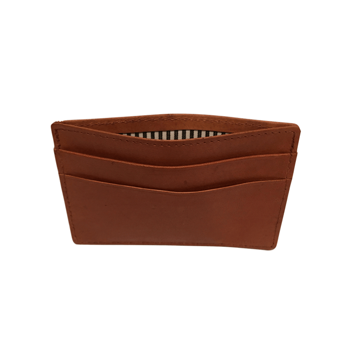 vegitable tanned eco friendly leather card wallet